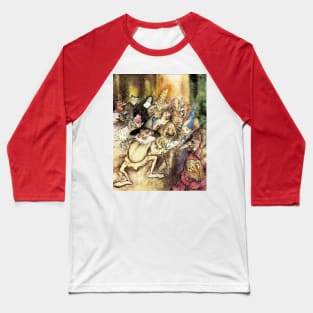 The Masque of the Red Death - Arthur Rackham for Edgar Allan Poe Baseball T-Shirt